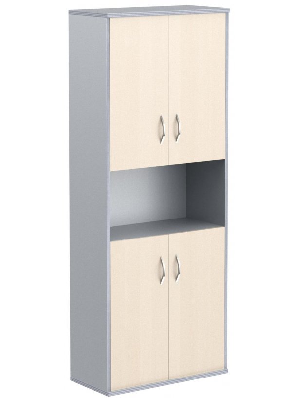 Стеллаж Imago СТ-1.5 клен / металлик