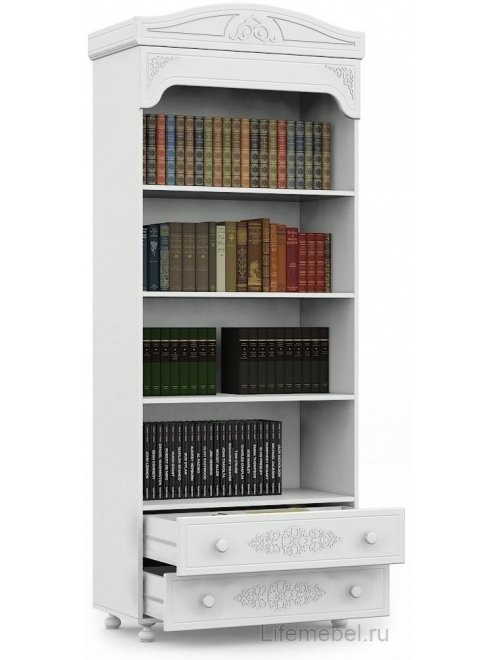 Стеллаж Ассоль АС-3 белое дерево