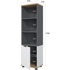 Стеллаж Скайлайт СЛ-5К левый