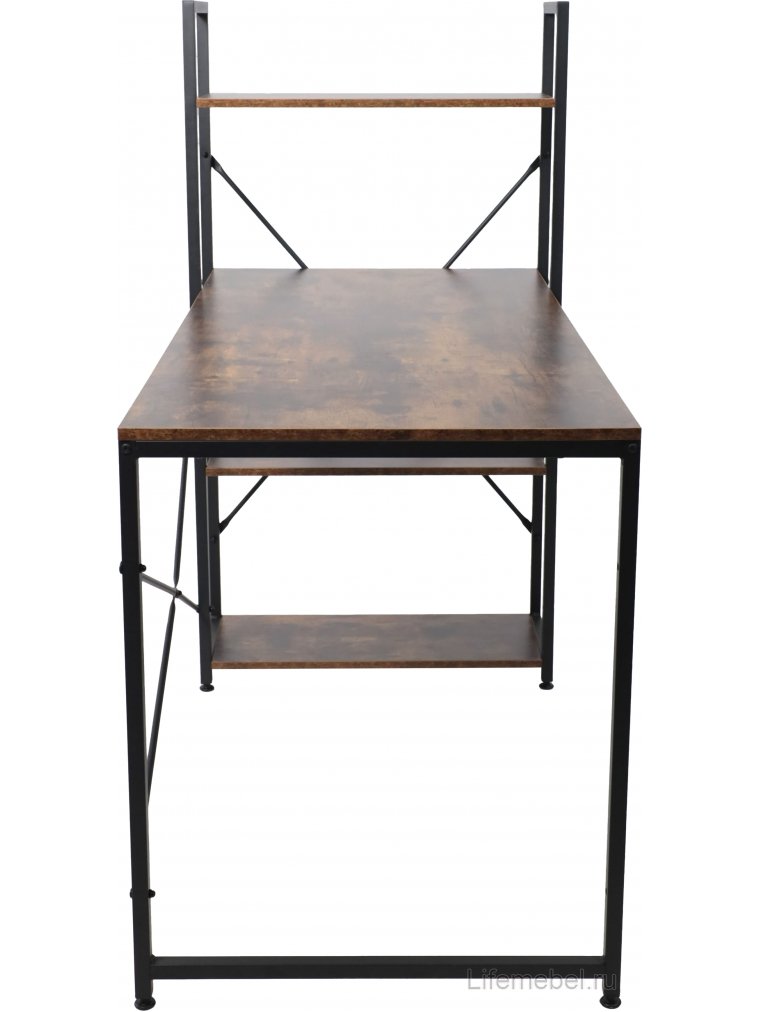 Стеллаж Skyfall черный / коричневый