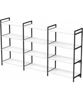 Стеллаж cubos 10СВ.6.400 белый / черный