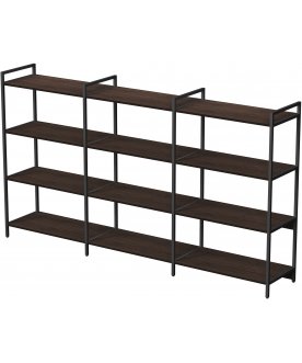 Стеллаж cubos 10ССТ.4.800 брауни / черный