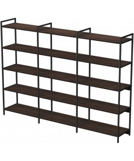 Стеллаж cubos 10ССТ.5.800 брауни / черный