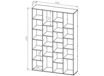 Стеллаж СТ214