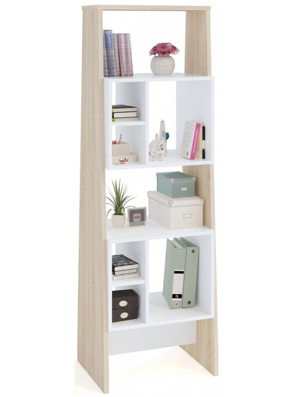 Стеллаж СТ-11 дуб сонома / белый