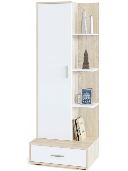 Стеллаж СТ-9 дуб сонома / белый