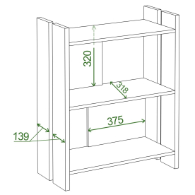 Стеллаж СТЛ-ОН ШК
