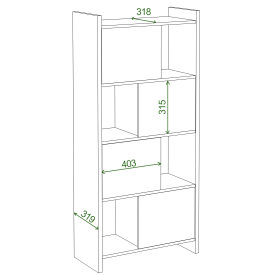 Стеллаж СТЛ-ЗВ ШК