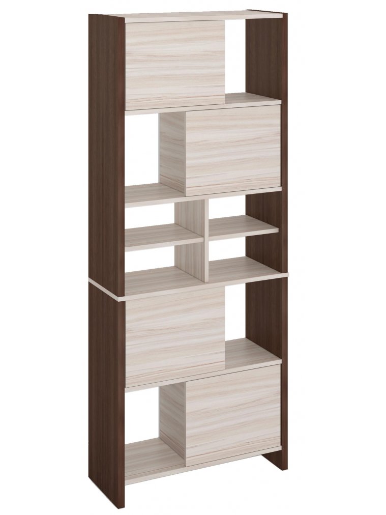 Стеллаж СТЛ-ЗВХ ШК шамони-ч / карамель