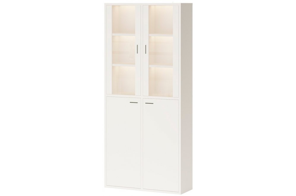 Стеллаж СУ(ш2в2)+2ФГ белый