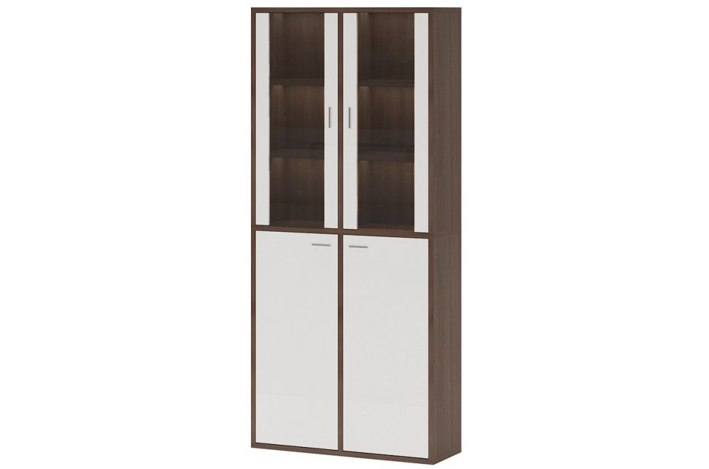 Стеллаж СУ(ш2в2)+2ФГ шамони / белый