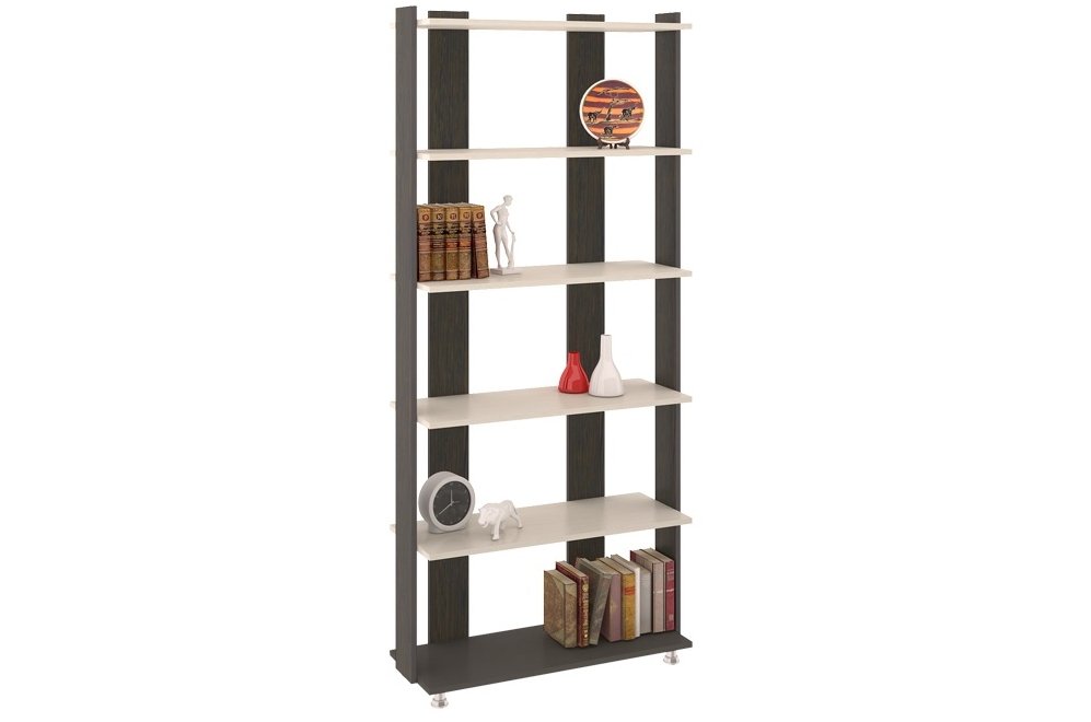 Стеллаж тип 9 венге Цаво / дуб Белфорт