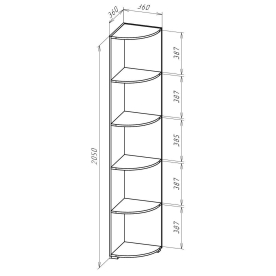 Стеллаж Shine 1