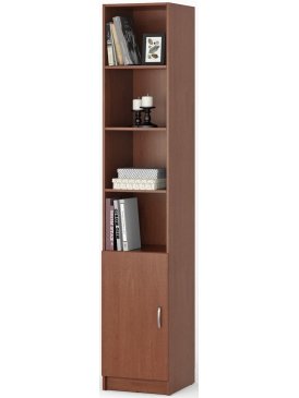 Стеллаж Веста-34 левый вишня