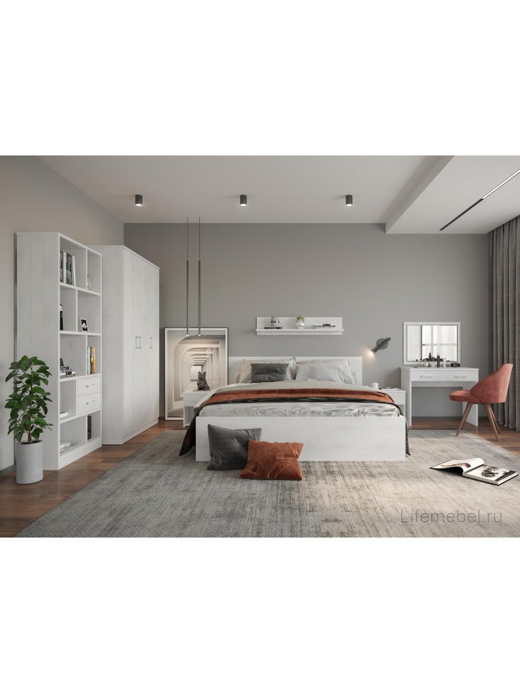 Стеллаж Виктория ВИ-2К северное дерево светлое