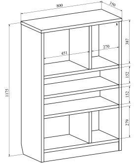 Стеллаж Виктория ВИ-5