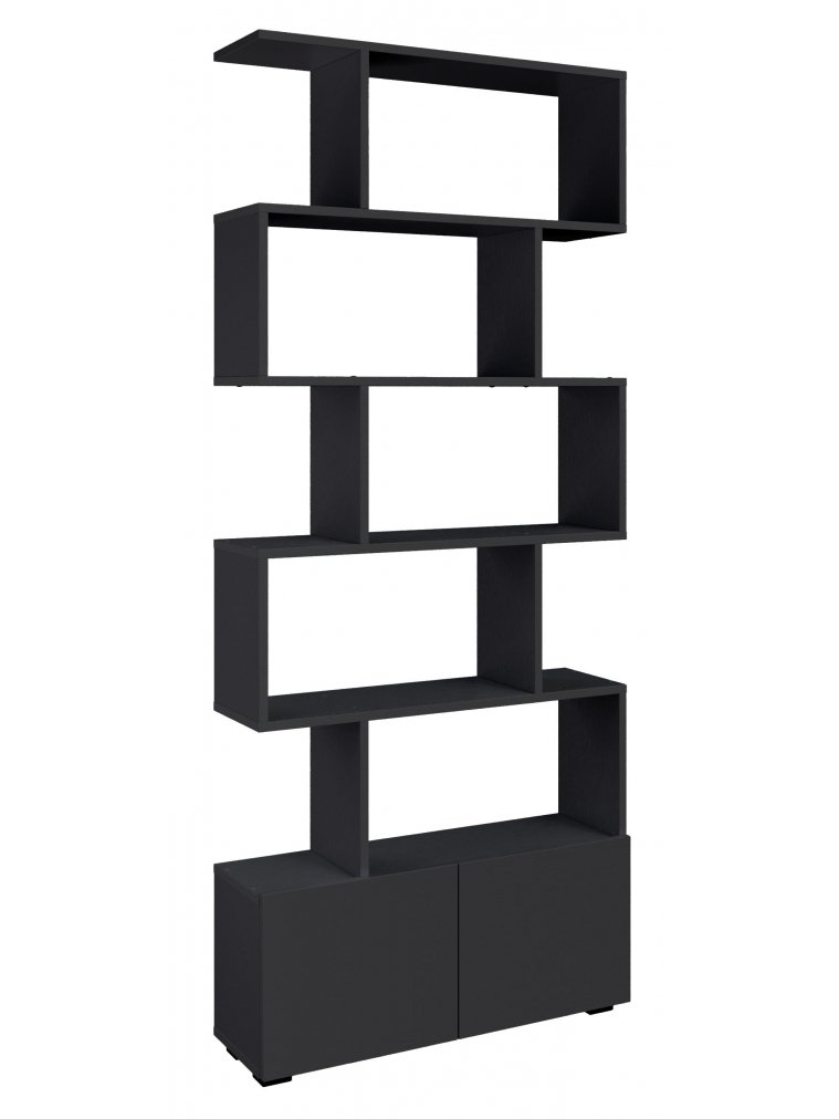 Стеллаж Zett лдсп черный