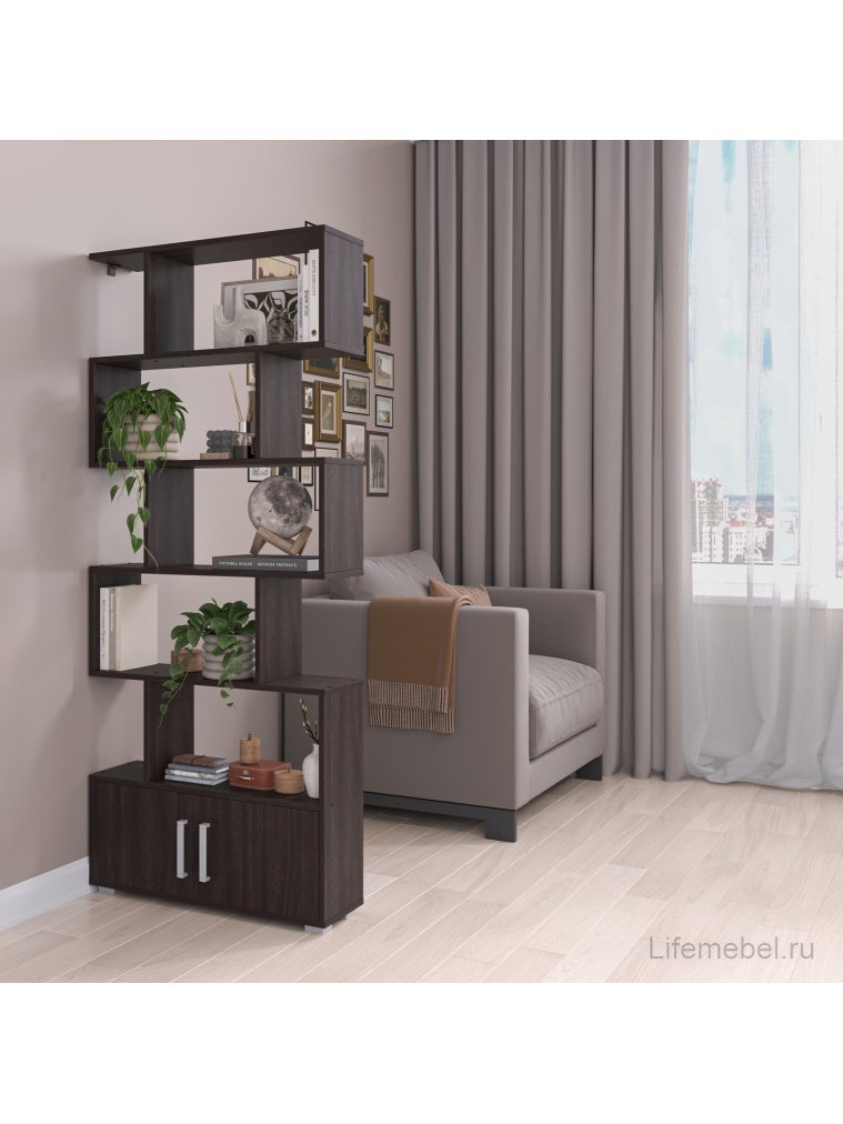 Стеллаж Zett лдсп венге