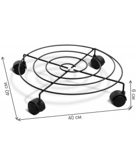 Цветочница Пальмина 3 черная