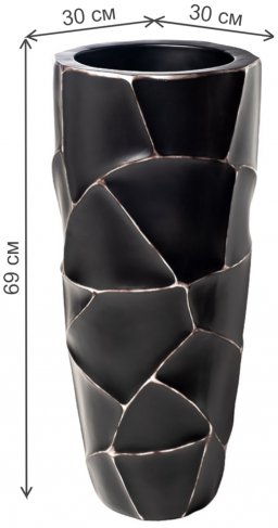 Цветочница  ZSC872-27BL черная