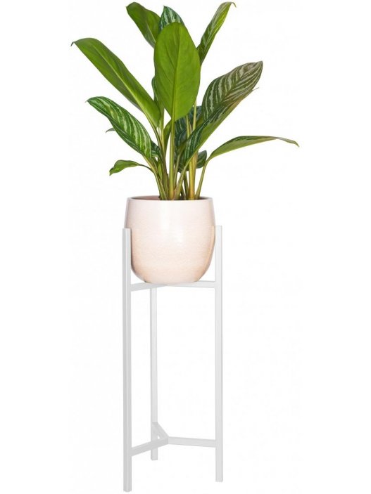 Цветочница Агния 30 белая