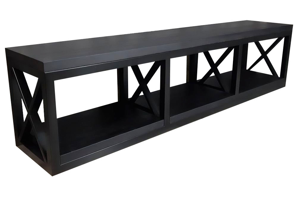 Тумба Akur Loft Tacoma металлокаркас черный декор черный