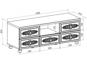 ТВ-тумба Ассоль