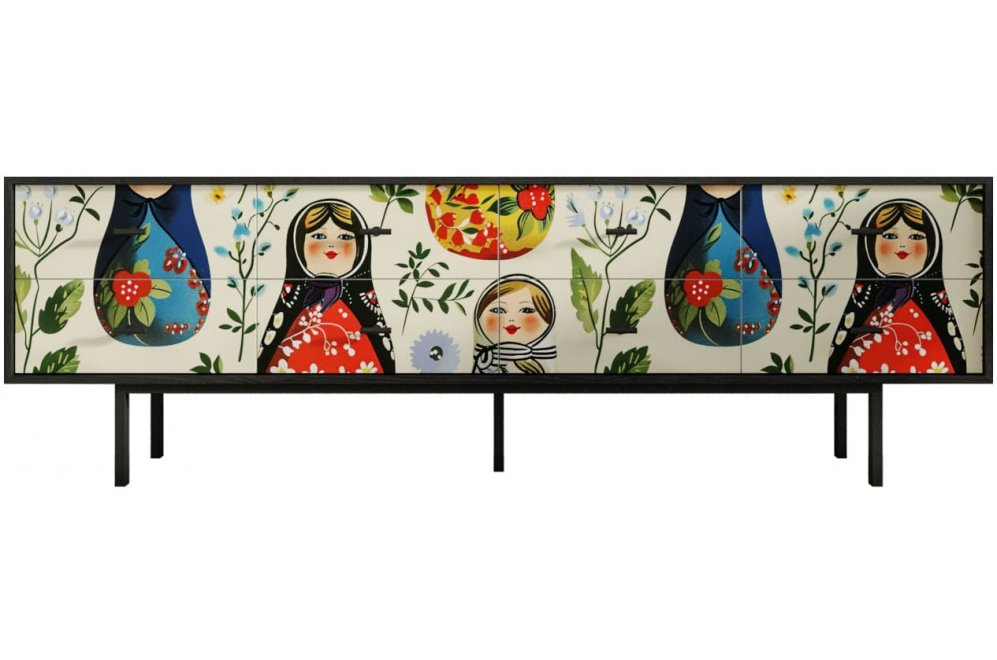 Тумба Эмерсон (Emerson) EM03/Art04 черный