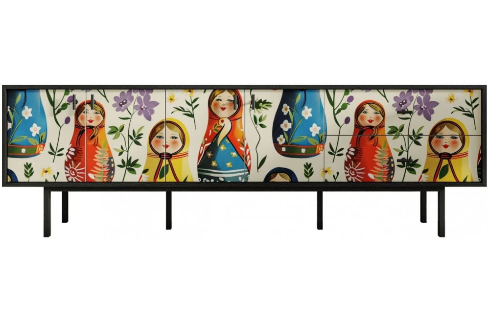 Тумба Эмерсон (Emerson) EM04/Art04 черный