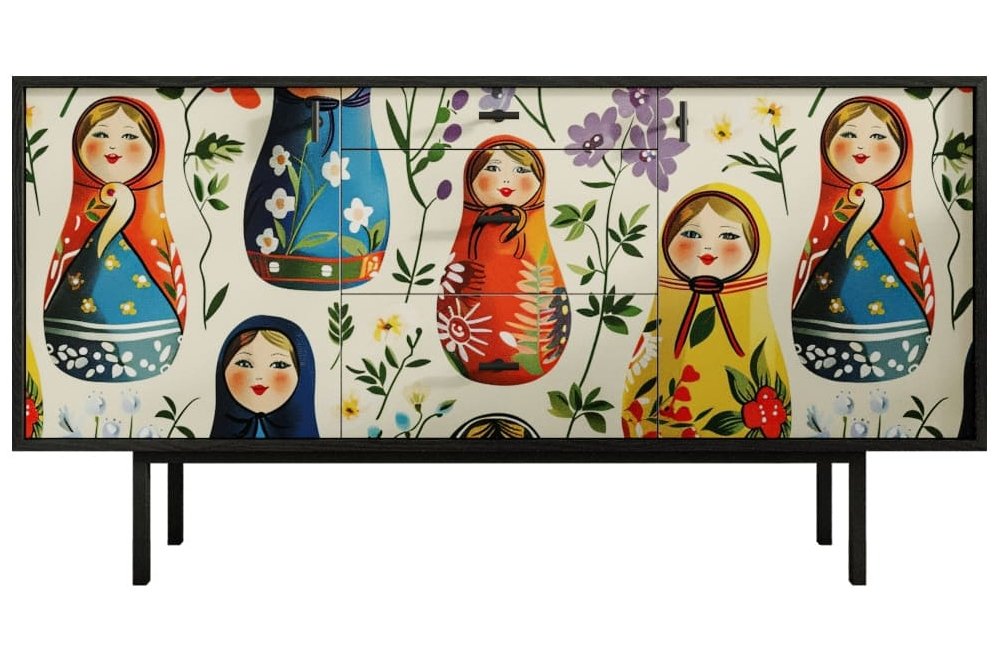 Тумба Эмерсон (Emerson) EM08/Art04 черный