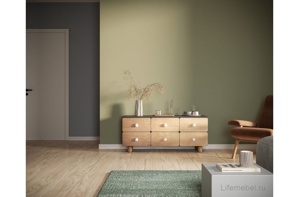 Тумба Сплит (Split) SP17 коричневый