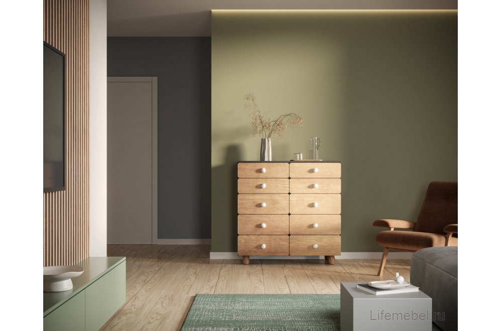 Тумба Сплит (Split) SP18 коричневый