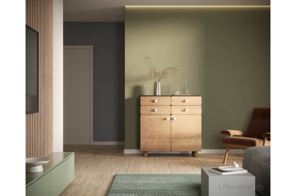 Тумба Сплит (Split) SP19 коричневый