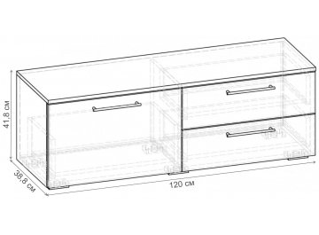 ТВ-тумба ТВ-тумба 1200 Т.023.1200-01