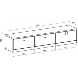 ТВ-тумба Анастасия АН-13К