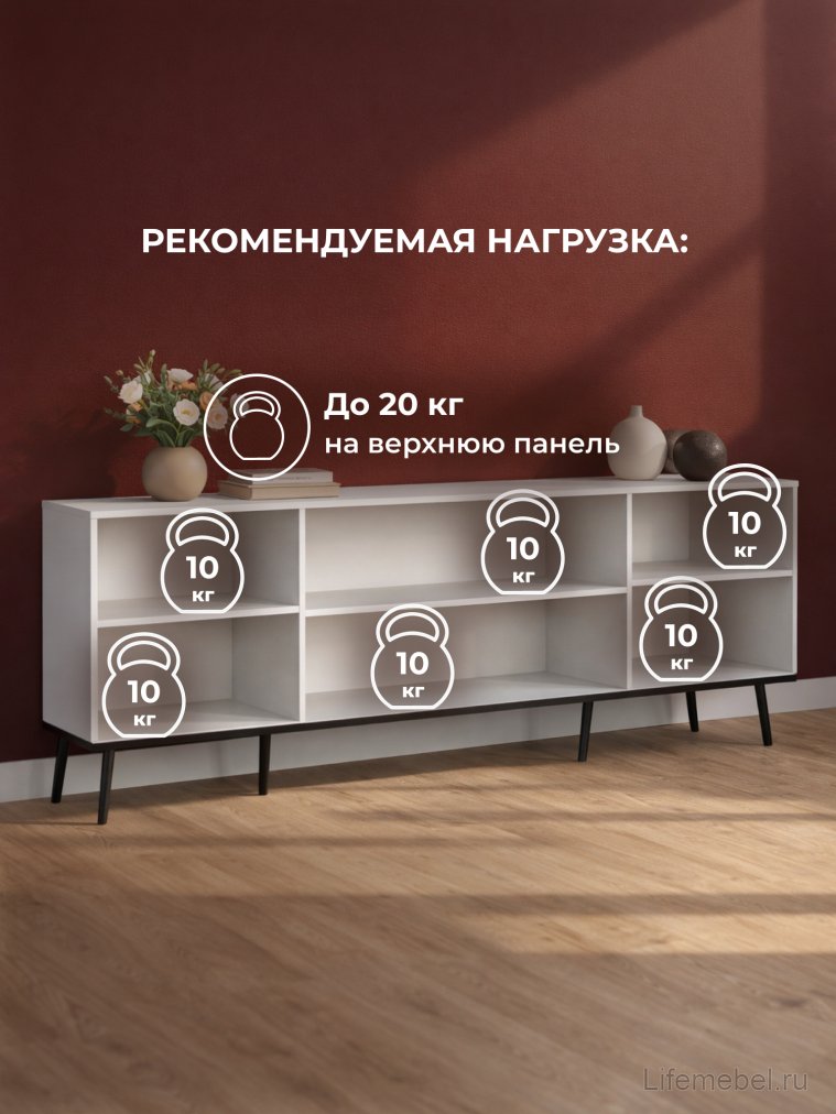 ТВ-тумба Арден белый