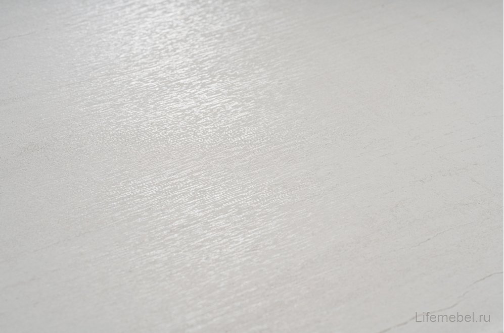 ТВ-тумба Эго Т-3 на ножках бетон светлый / белый глянец