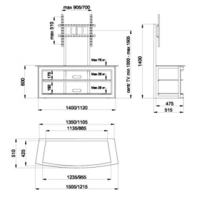 ТВ-тумба Эстель ПС 150