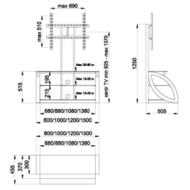 ТВ-тумба Фантом ПС 120