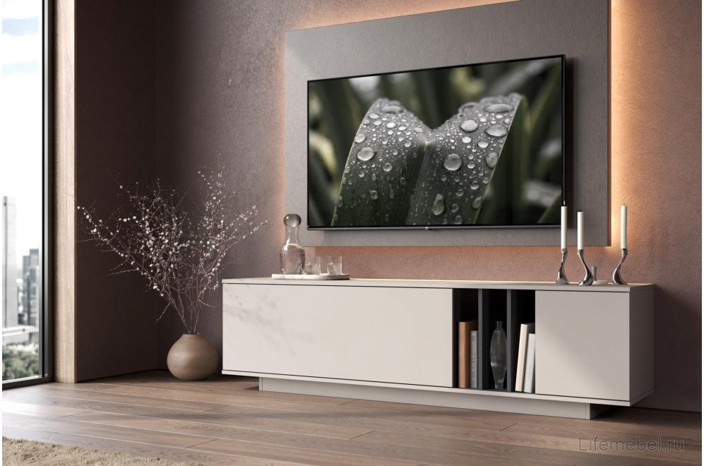 ТВ-тумба Ильсана кашемир / графит