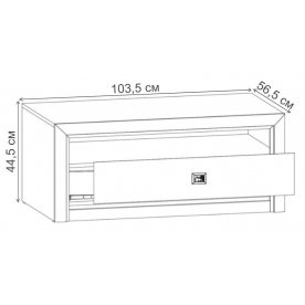 ТВ-тумба Коен RTV1S