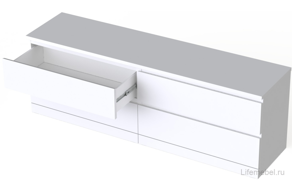 ТВ-тумба Варма 4Д белый