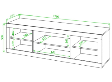 ТВ-тумба Торевро 170 КБЕ