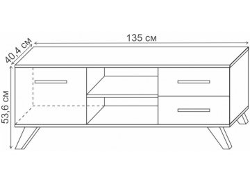 ТВ-тумба Лаэль Сканди