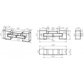 ТВ-тумба Мебелайн-18