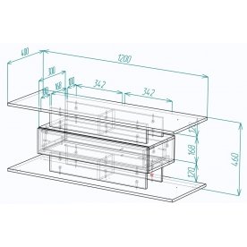 ТВ-тумба Мебелеф-14
