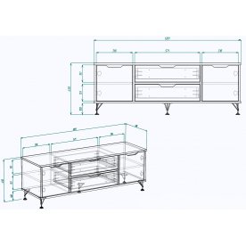 ТВ-тумба МегаKraft 006