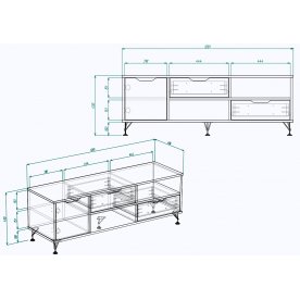 ТВ-тумба МегаKraft 009