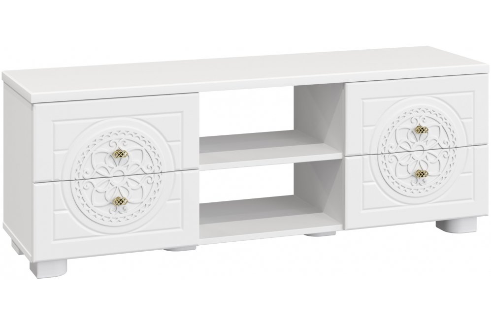 ТВ-тумба Монблан МБ-39К белое дерево