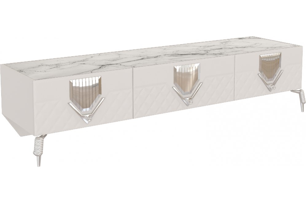 ТВ-тумба Савелья кашемир / серебро